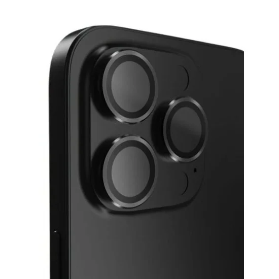 Bodyguardz Pure 3 Individual Camera Lens Protector For Iphone 16 Pro And 16 Pro Max - Black